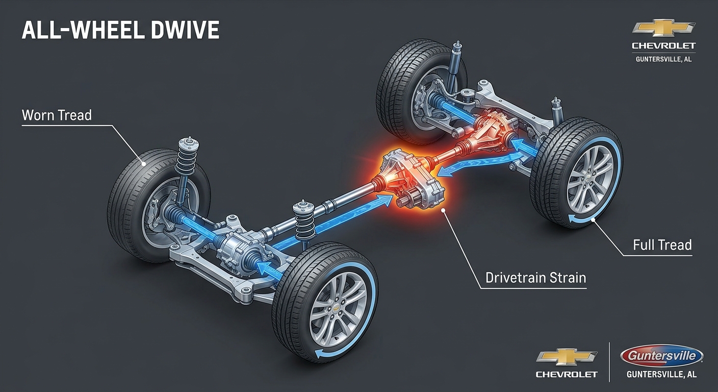Why Is Tire Rotation Critical for All-Wheel Drive (AWD) Systems? | Guntersville Chevrolet