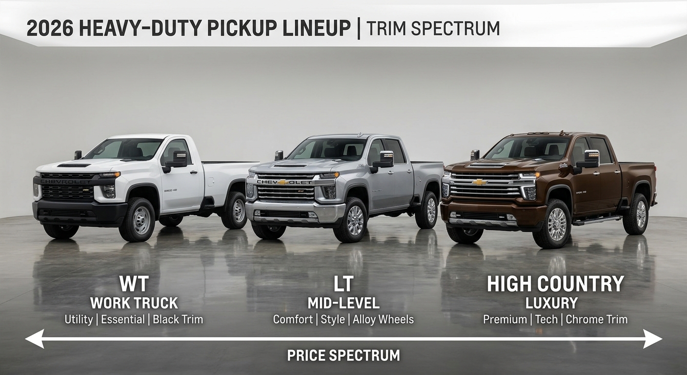 How Much Does a 2026 Chevrolet Silverado 2500 HD Cost Across Trims? | Guntersville Chevrolet