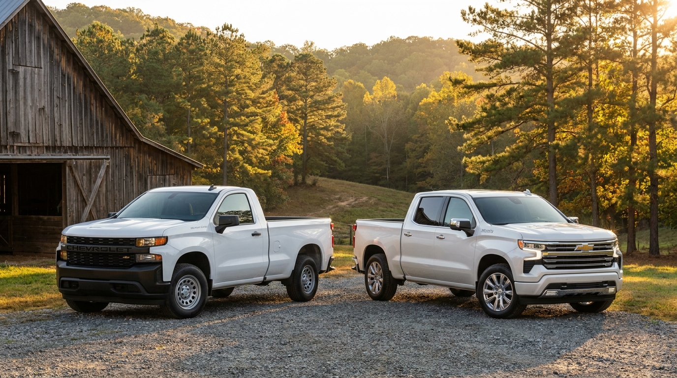What Is the Difference Between the Work Truck and High Country Trims on the 2025 Silverado? | Guntersville Chevrolet