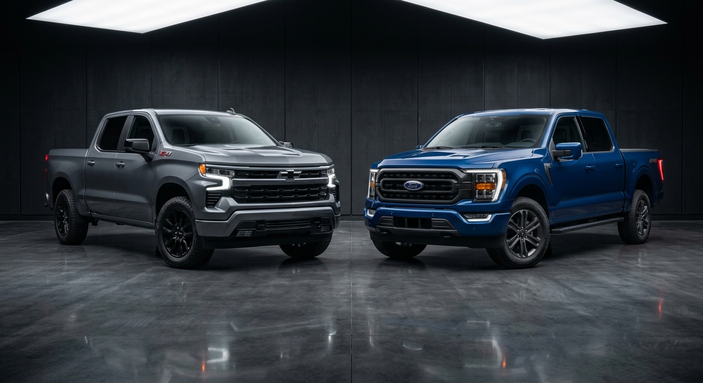 Choosing Between the 2026 Chevrolet Silverado 1500 and the Ford F-150 | Newton Chevrolet GMC