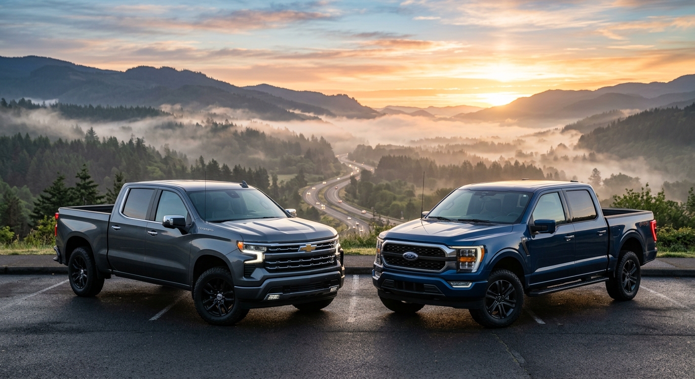 Comparing the 2026 Chevrolet Silverado 1500 and the 2026 Ford F-150 | Newton Chevrolet GMC