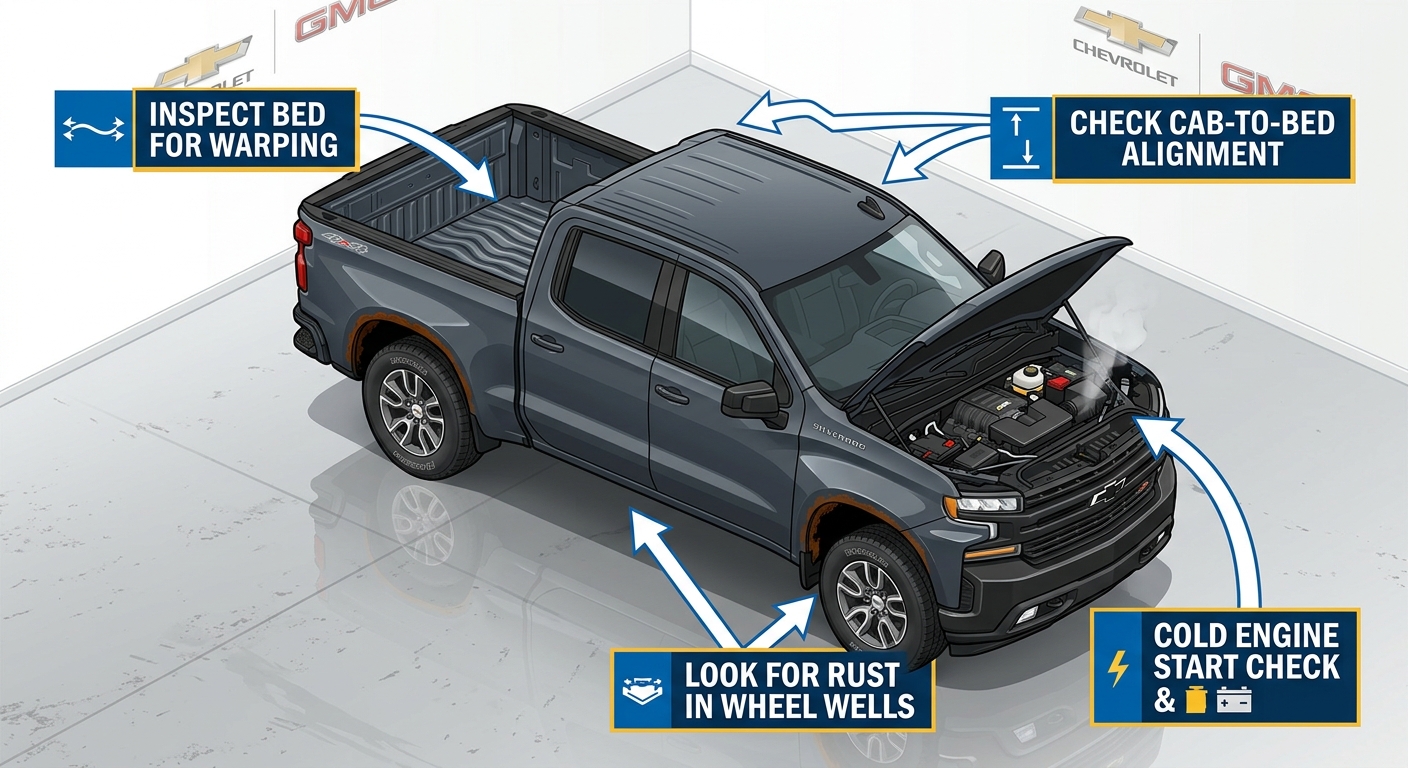 Essential Inspection Steps for Used Pickups | Newton Chevrolet GMC