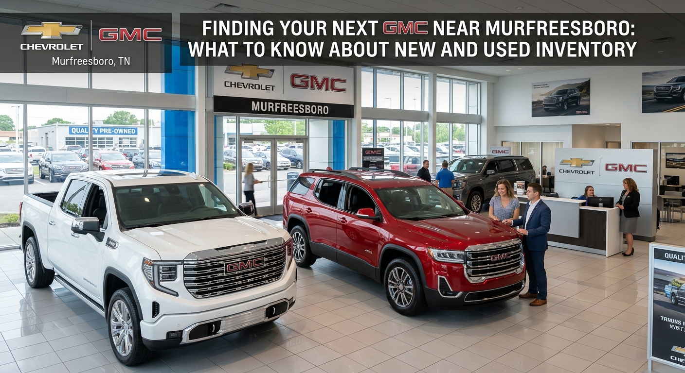 Finding Your Next GMC Near Murfreesboro: What to Know About New and Used Inventory | Newton Chevrolet GMC