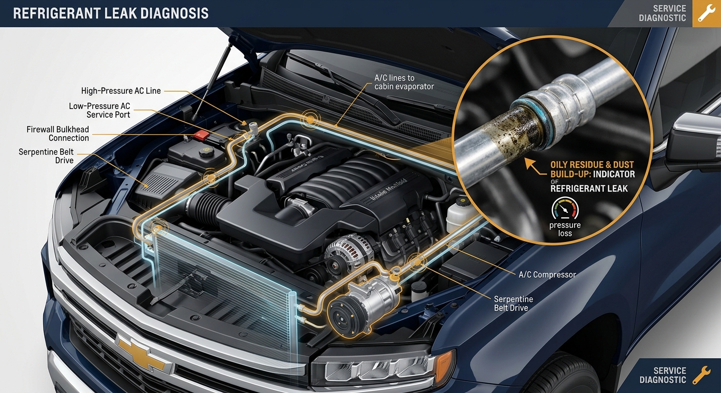 How Do I Know If My Chevy's A/C Has a Refrigerant Leak? | Newton Chevrolet GMC