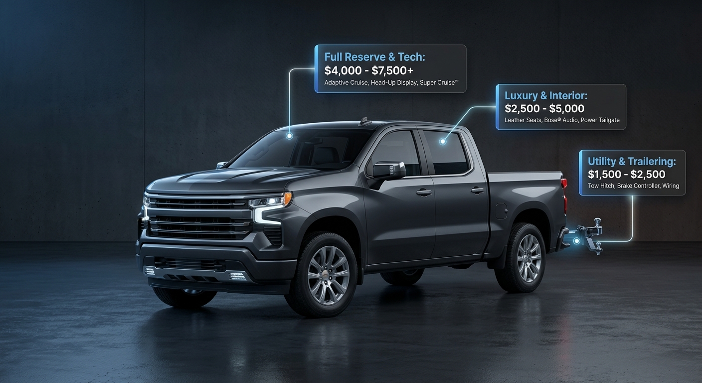 How Much Do Option Packages Typically Add to the Price of a New GMC Sierra 1500? | Newton Chevrolet GMC