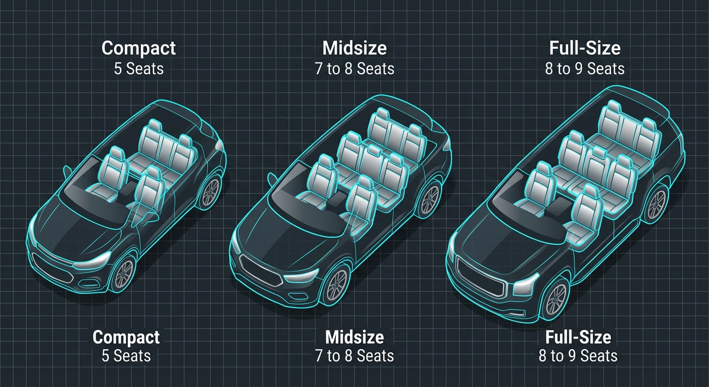 What Are the Key Differences in Size and Seating Between the GMC Terrain, Acadia, and Yukon? | Newton Chevrolet GMC