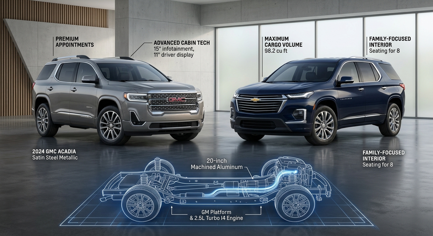 Is the 2026 GMC Acadia More Expensive Than the Chevrolet Traverse? | Newton Chevrolet GMC