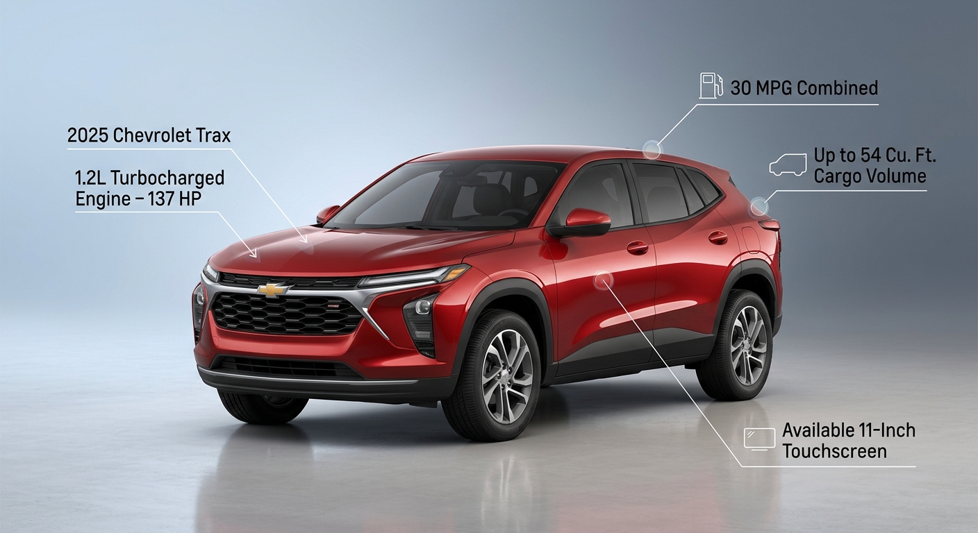 What Are the Key Specs and Features of the 2025 Chevrolet Trax? | Newton Chevrolet GMC