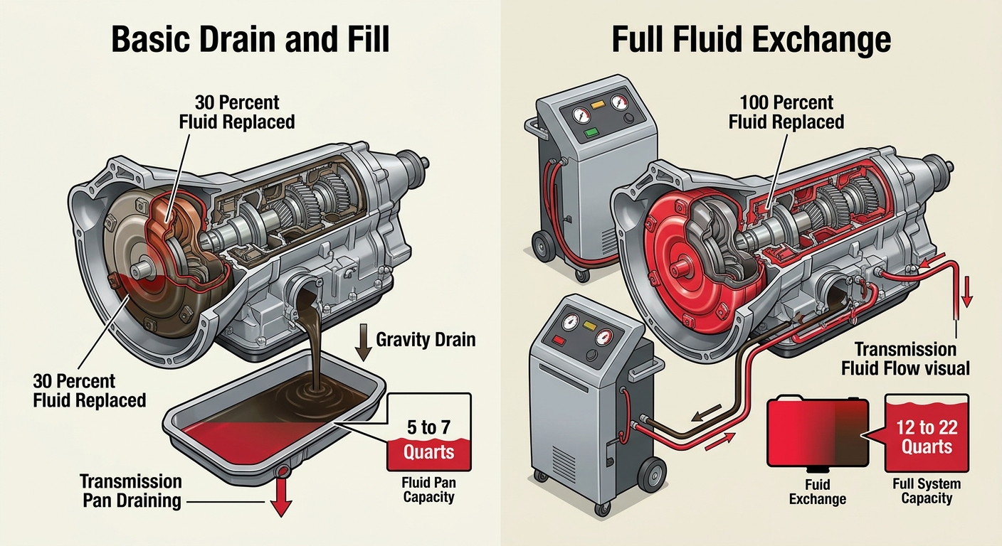 Why Is a Transmission Fluid Exchange More Expensive Than a Basic Drain and Fill? | Newton Chevrolet GMC