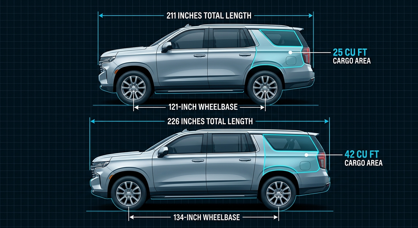 What Are the Main Differences Between the 2026 Chevrolet Tahoe and Suburban? | Newton Chevrolet of Russellville