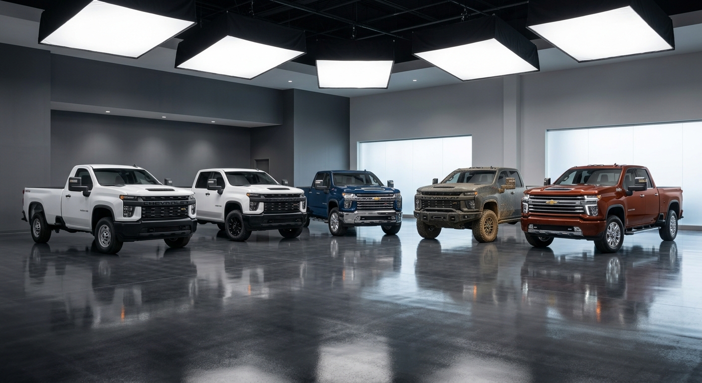 What are the trim levels available for the 2026 Chevrolet Silverado 2500HD? | Newton Chevrolet of Russellville