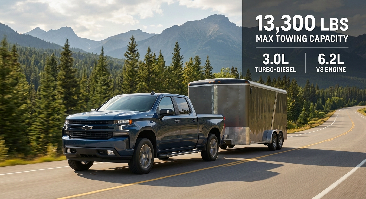 What Is the Maximum Towing Capacity of the Latest Chevrolet Silverado 1500? | Newton Chevrolet of Russellville