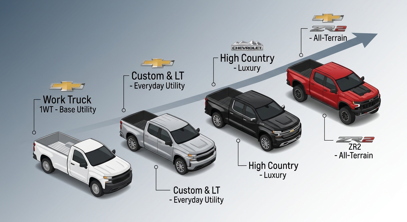 What is the starting price for the 2026 Chevy Silverado 1500? | Newton Chevrolet of Russellville