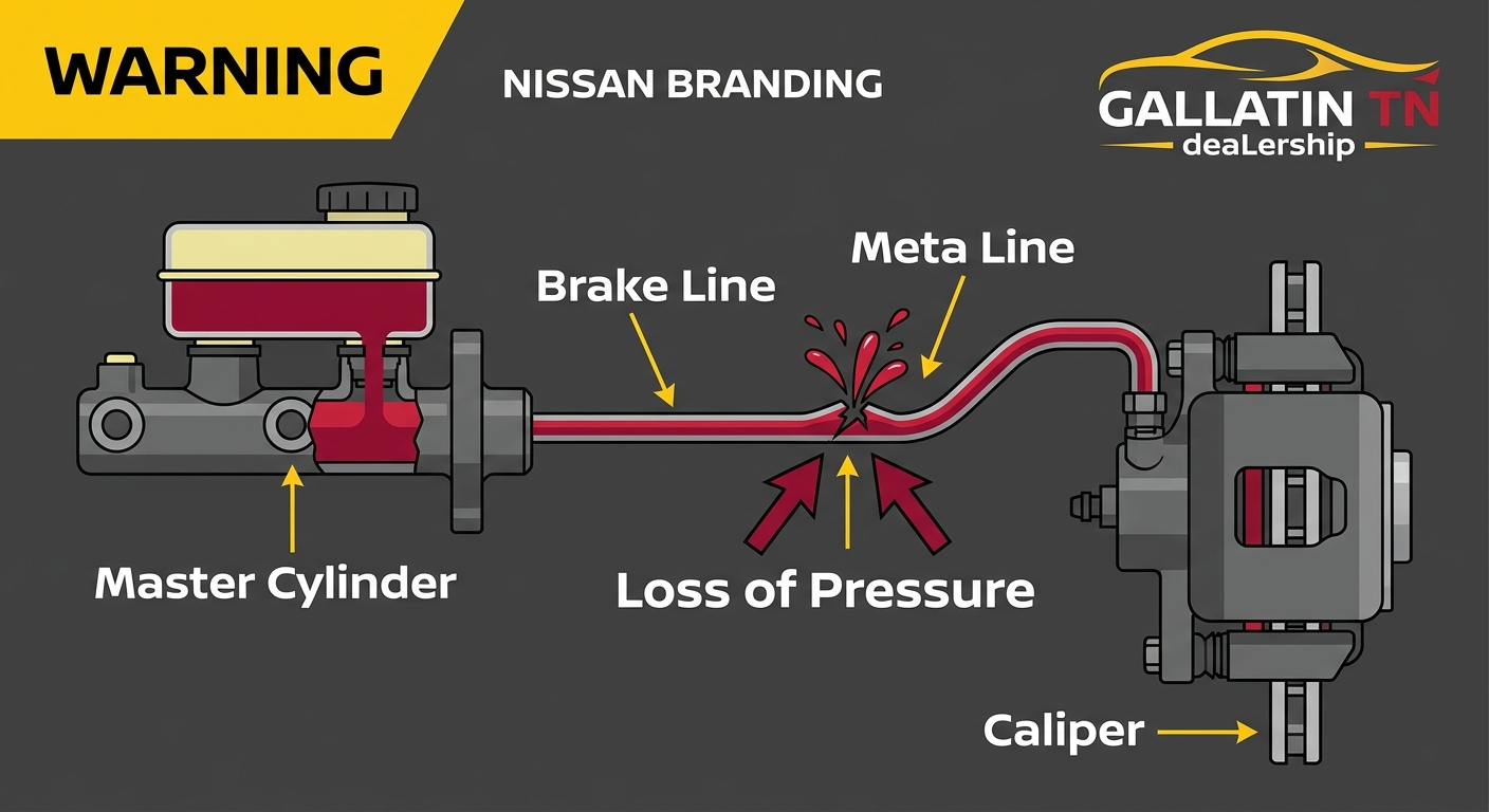 The Danger of Driving with a Leaking Brake Line: What You Need to Know | Newton Nissan of Gallatin