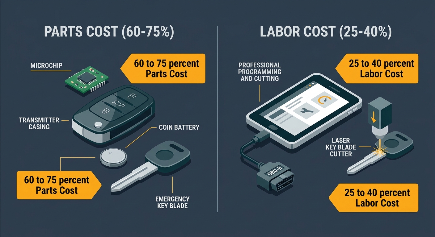What Part of the Nissan Key Fob Replacement Cost Is Parts vs. Labor? | Newton Nissan of Gallatin