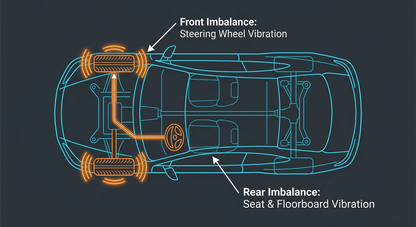 Where Will You Feel Vibration If Front Tires Are Unbalanced? | Newton Nissan of Gallatin