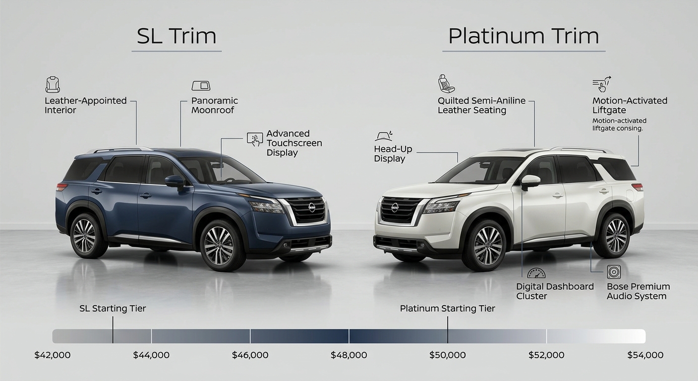 How Much Does a Well-Equipped 2026 Nissan Pathfinder SL or Platinum Cost? | Newton Nissan South