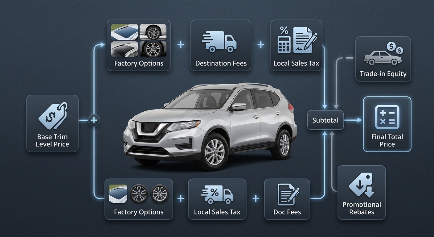 What Factors Change the Out-the-Door Price of a Nissan Rogue Near Manchester, TN? | Newton Nissan South